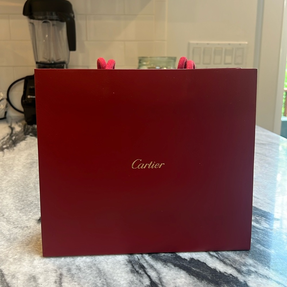 Cartier shopping bag